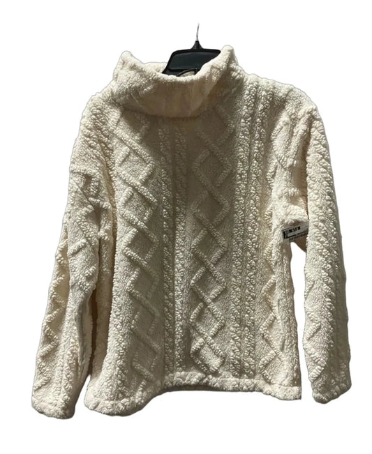 Sweater By Eddie Bauer In Cream, Size: M