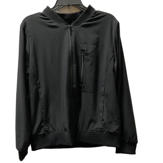 Top Long Sleeve By Banana Republic In Black, Size: L