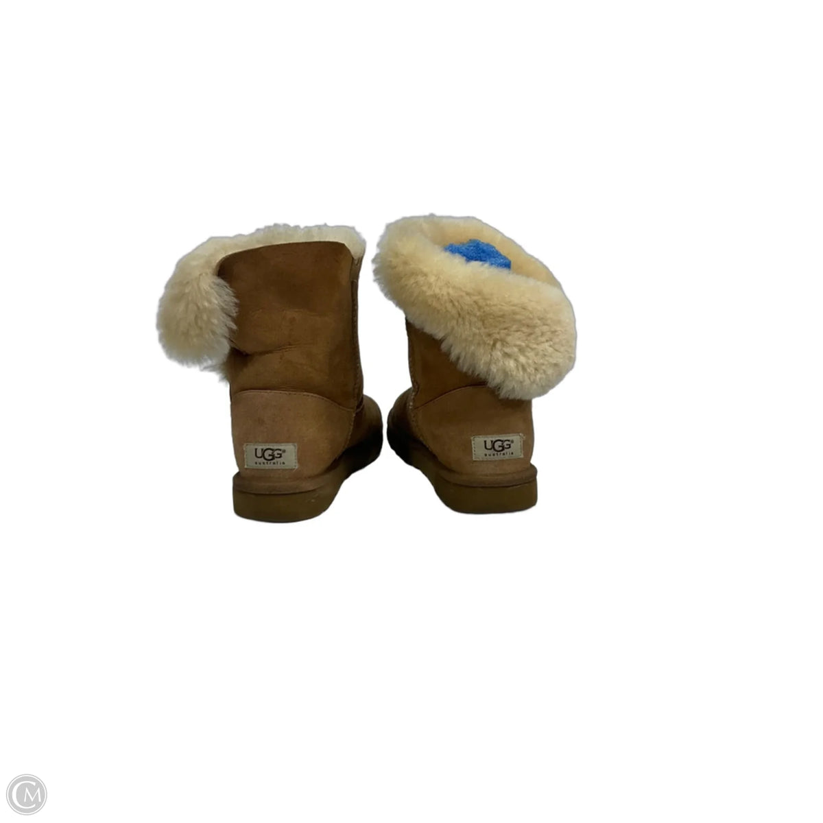 Boots Designer By Ugg In Brown, Size: 7