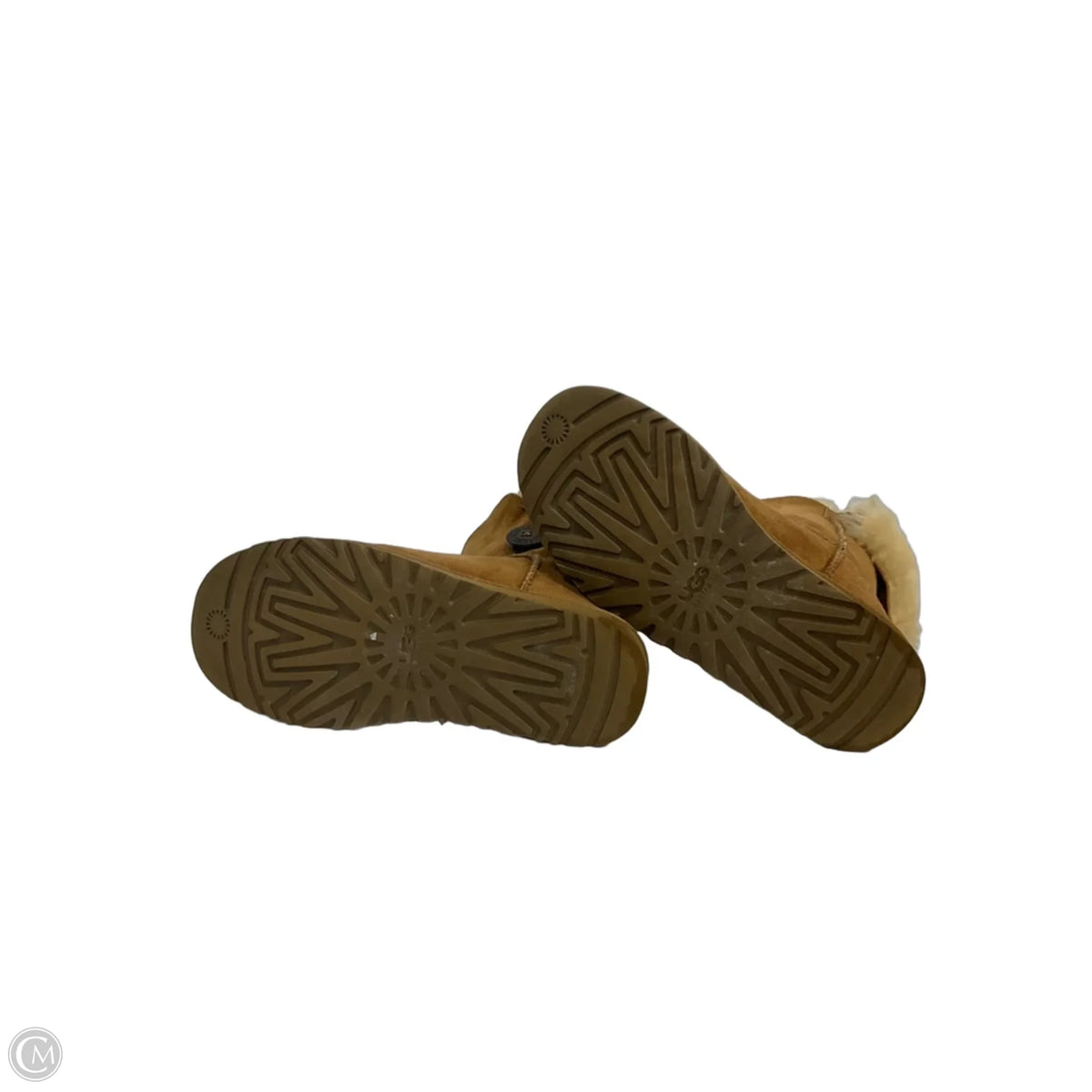 Boots Designer By Ugg In Brown, Size: 7