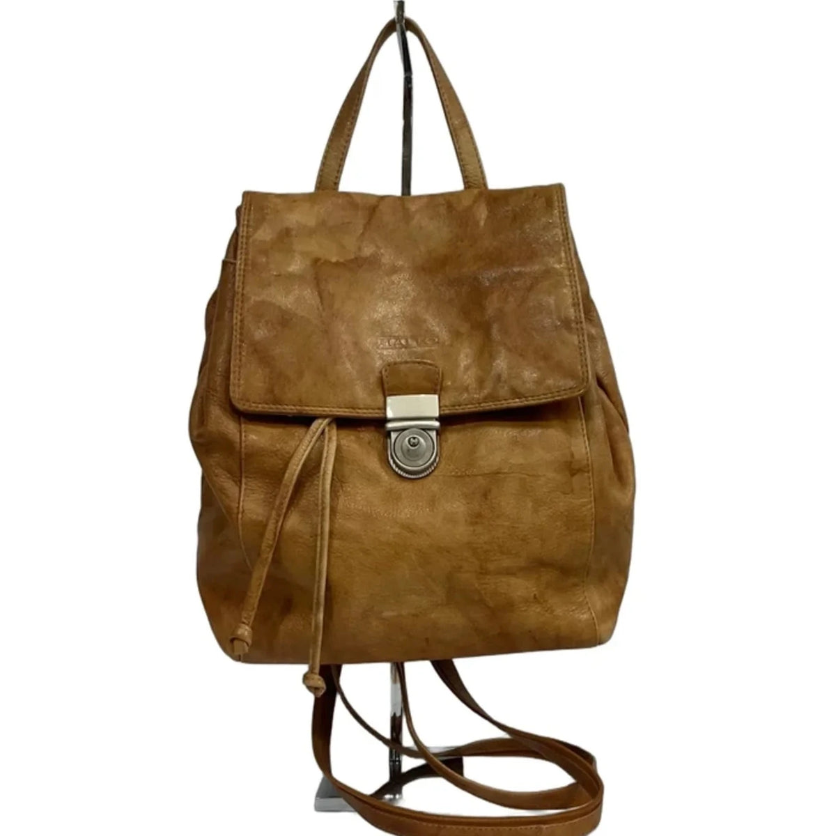 Backpack Leather By Rialto, Size: Medium