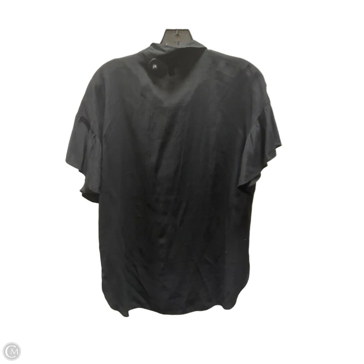 Top Short Sleeve By Nine West In Black, Size: M