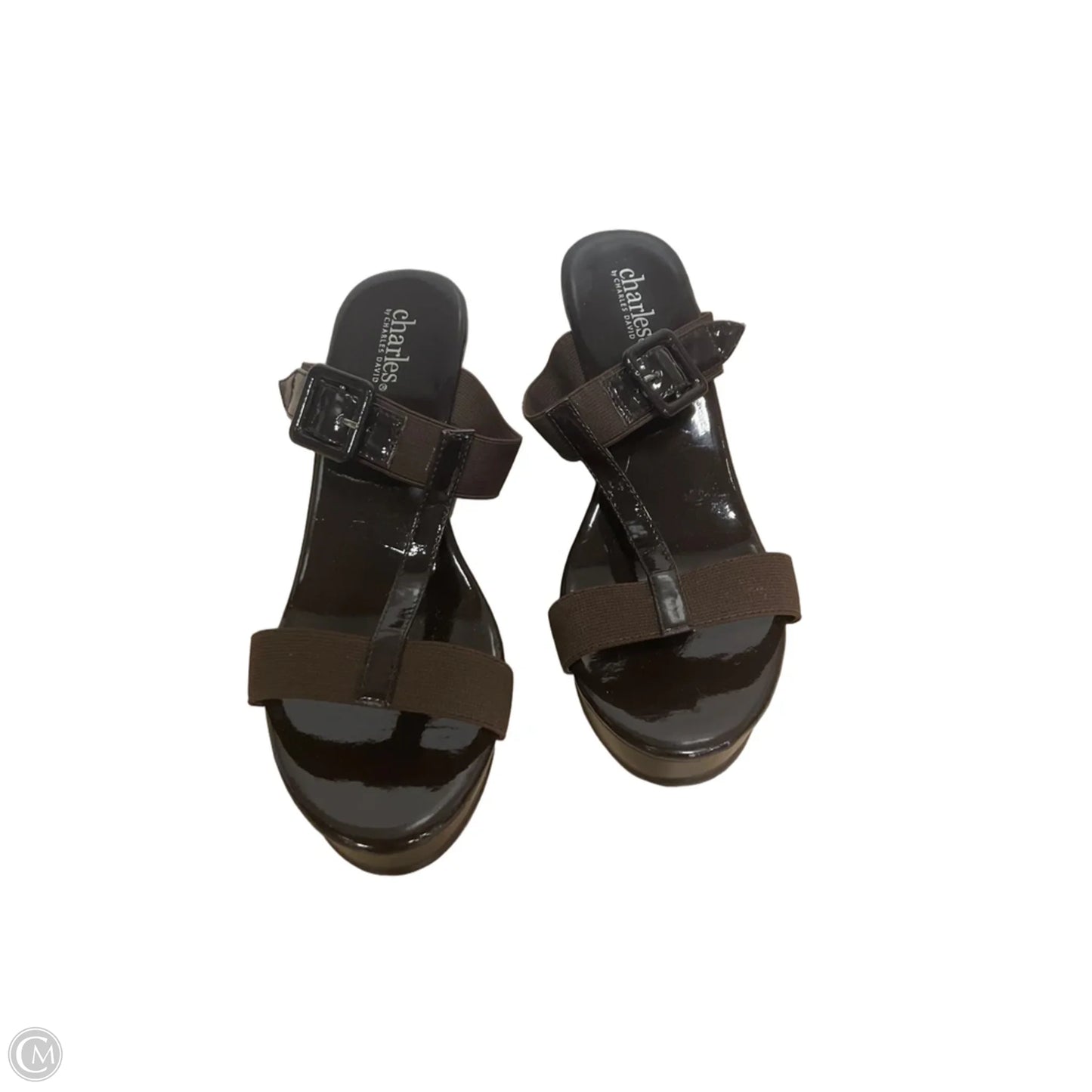 Shoes Heels Wedge By Charles By Charles David In Brown, Size: 8.5