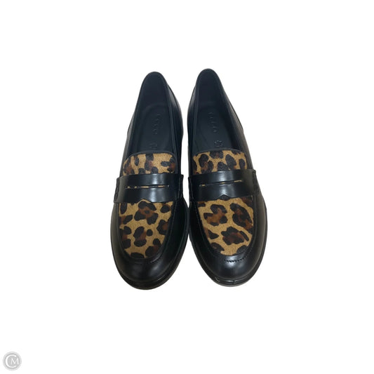 Shoes Flats By Ecco In Black & Brown, Size: 8.5