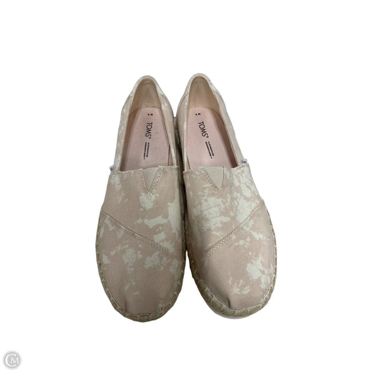 Shoes Flats By Toms In Pink, Size: 9