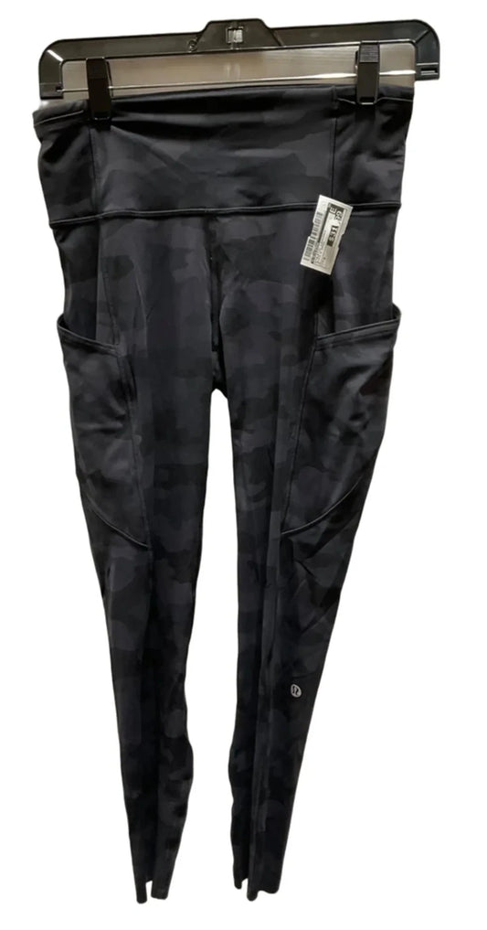 Athletic Leggings By Lululemon In Black & Brown, Size: 6