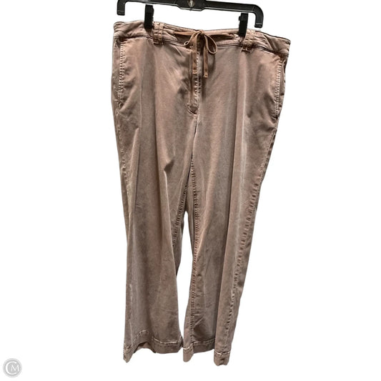 Jeans Flared By J. Jill In Red, Size: 14