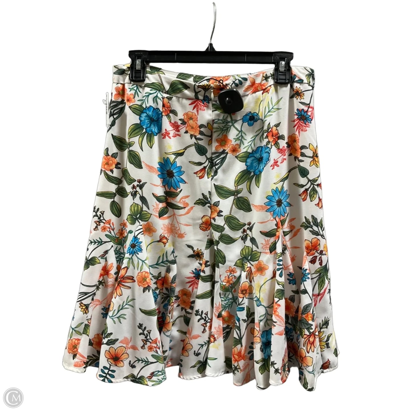 Skirt Midi By Investments In Floral Print, Size: S