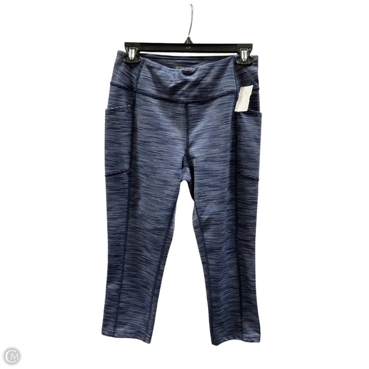 Athletic Capris By Tek Gear In Blue, Size: M