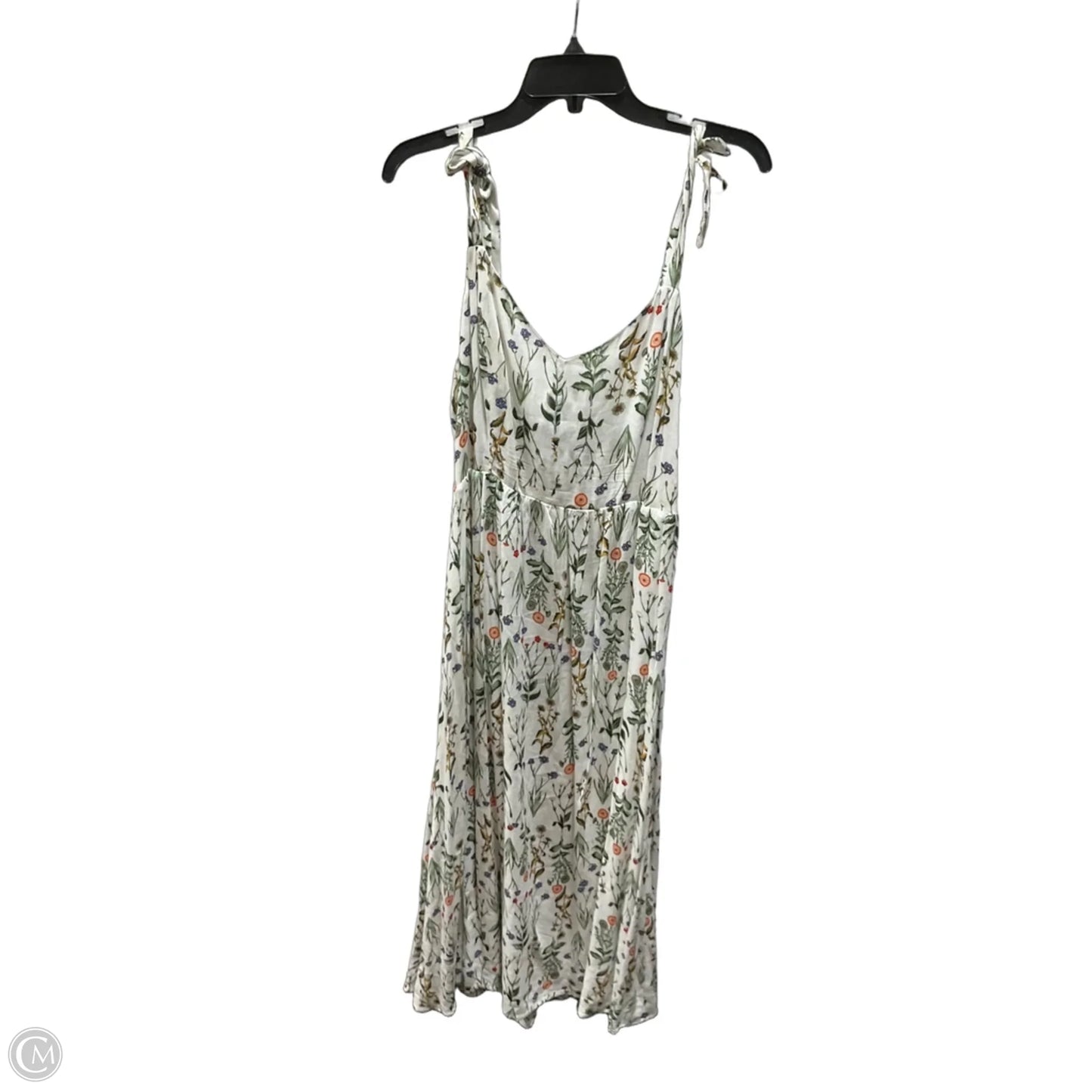 Dress Casual Midi By Cmf In Floral Print, Size: L