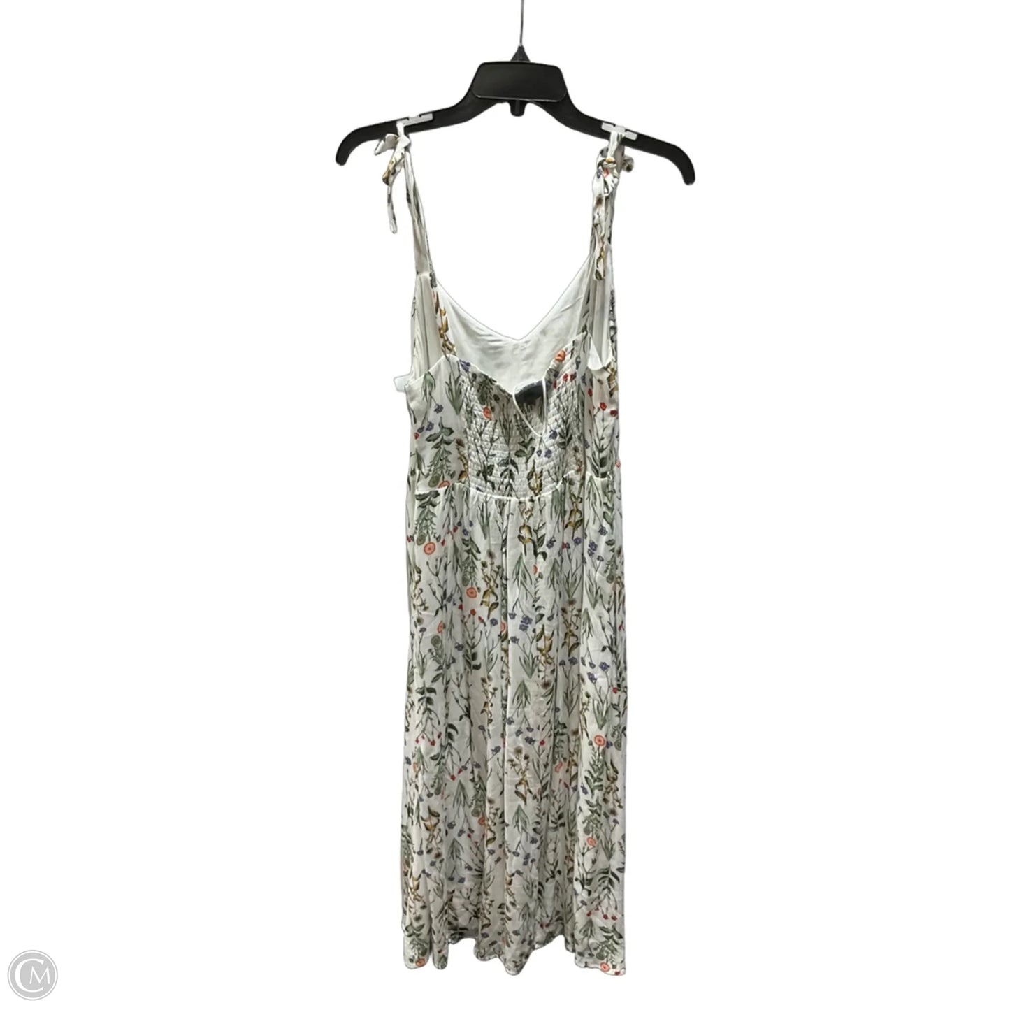 Dress Casual Midi By Cmf In Floral Print, Size: L
