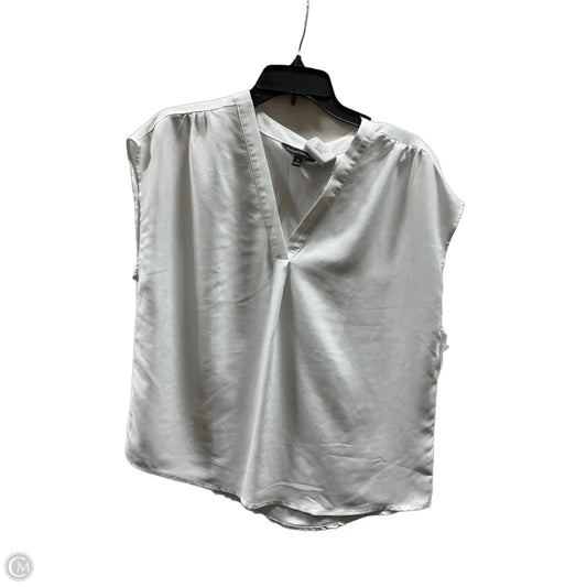 Top Sleeveless By Banana Republic In White, Size: M