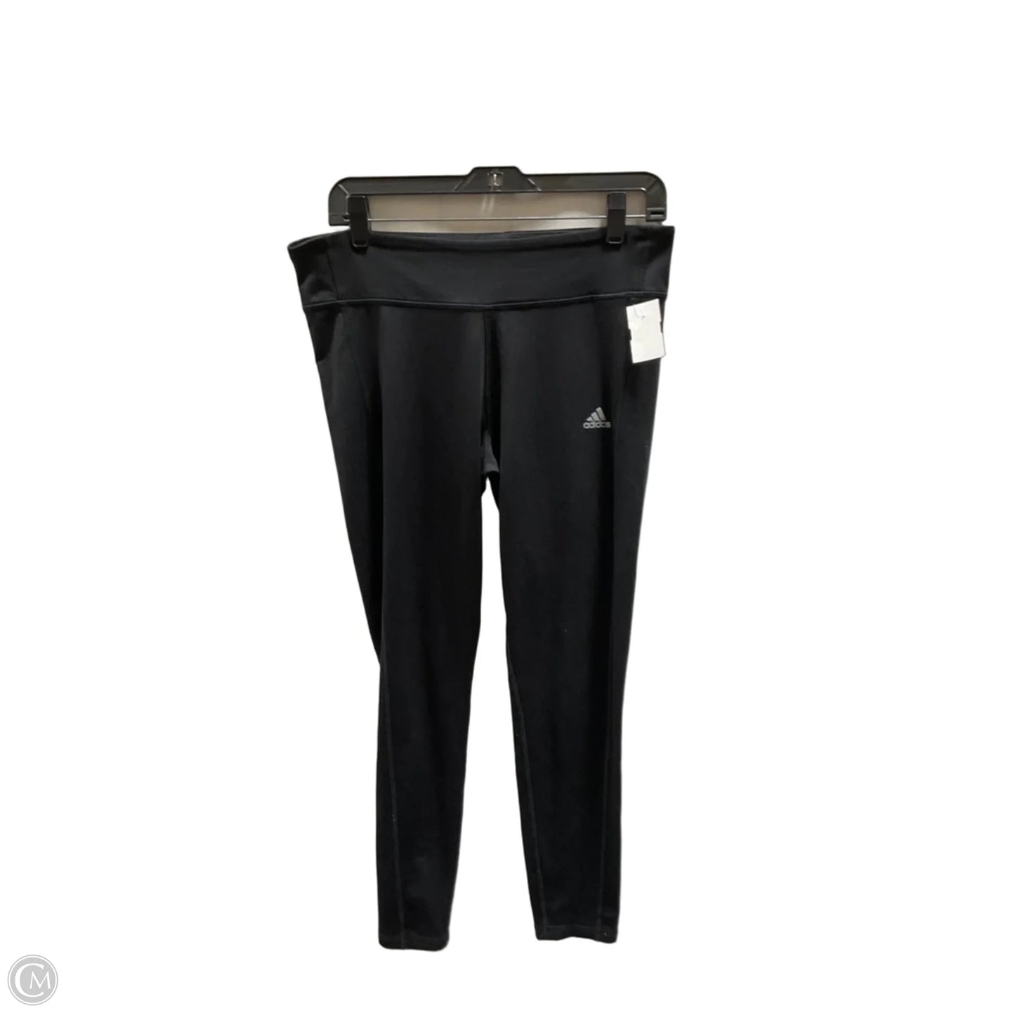 Athletic Leggings By Adidas In Black, Size: L