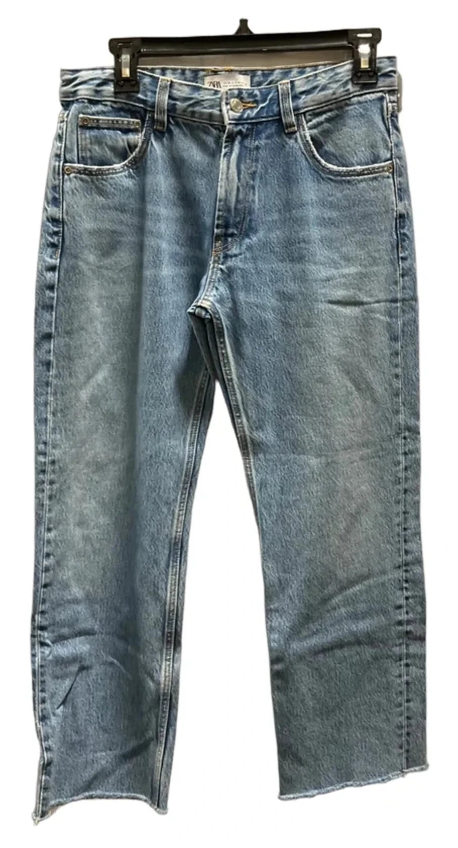 Jeans Straight By Zara In Blue, Size: 4