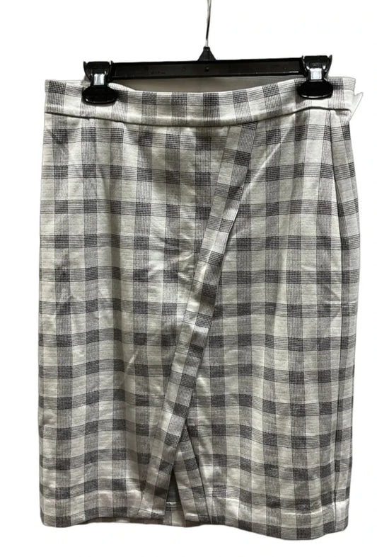 Skirt Midi By Cabi In Plaid Pattern, Size: 8