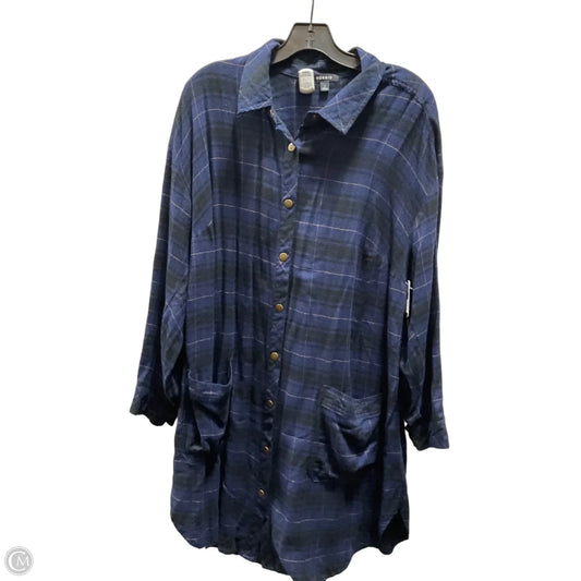 Dress Casual Midi By Torrid In Plaid Pattern, Size: 0