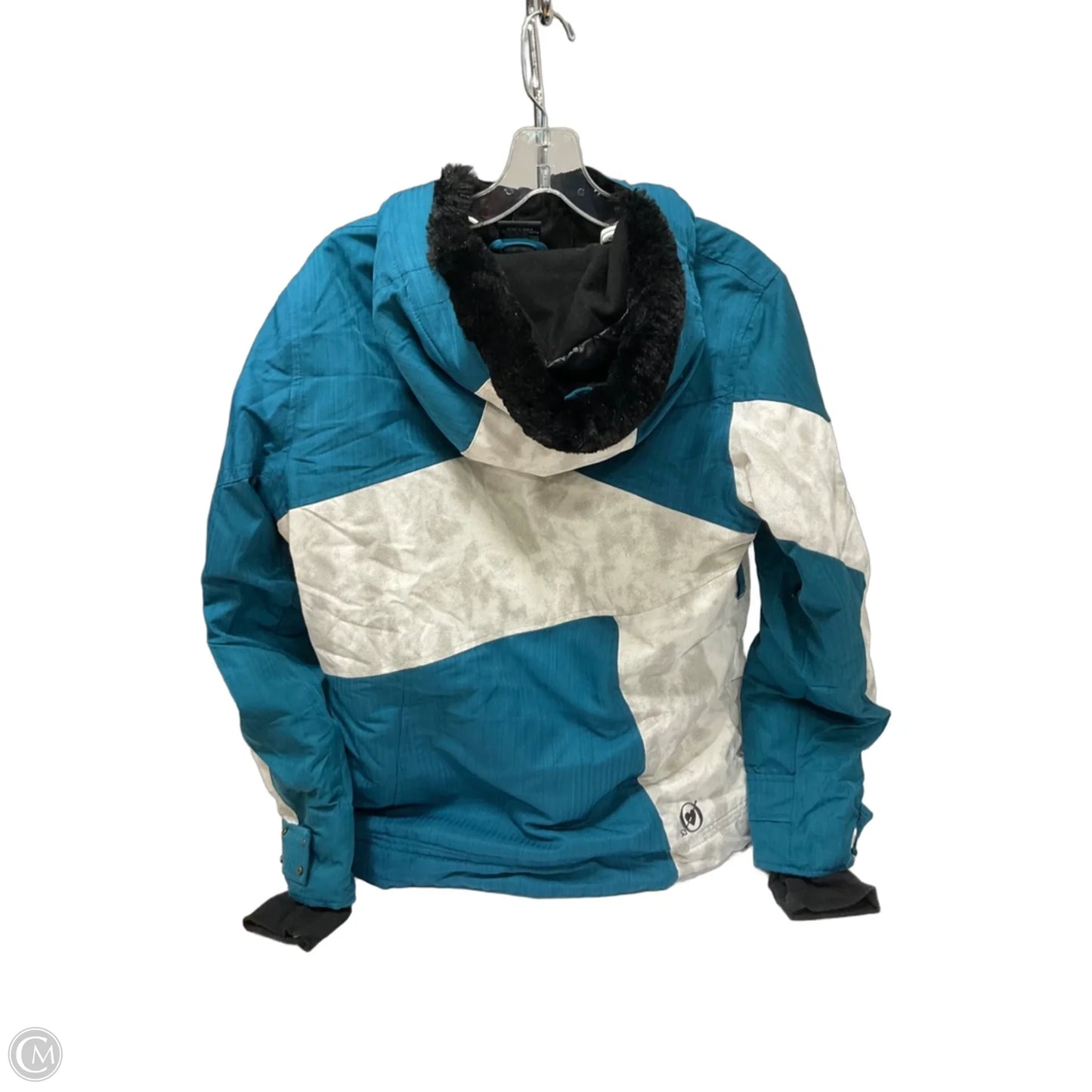 Jacket Other By Cmb In Blue & Grey, Size: 6