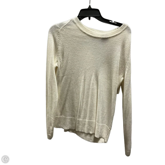 Sweater By Banana Republic In Cream, Size: M
