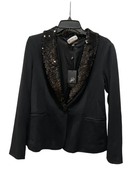 Jacket Other By Adrianna Papell In Black, Size: S