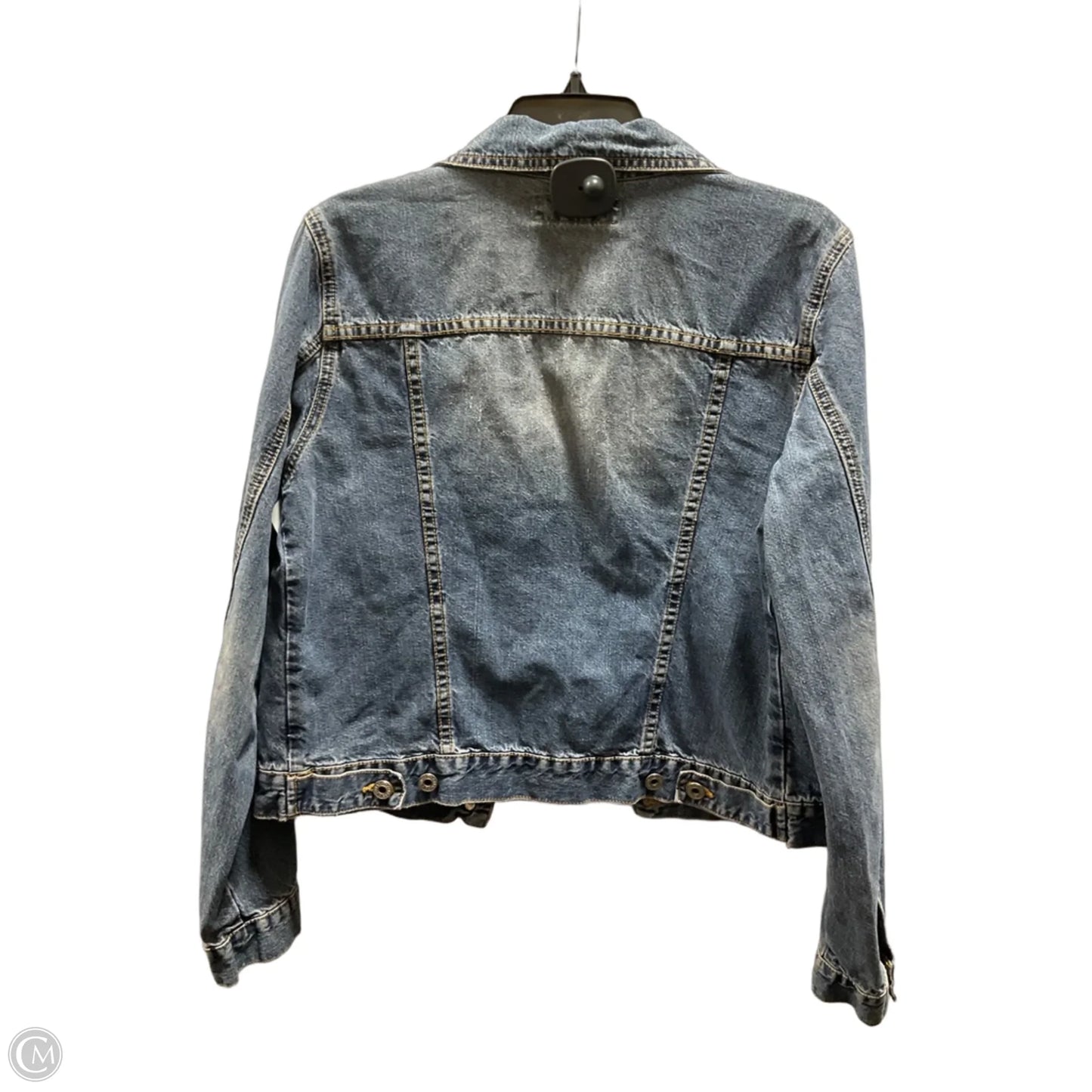 Jacket Denim By Express In Blue, Size: L