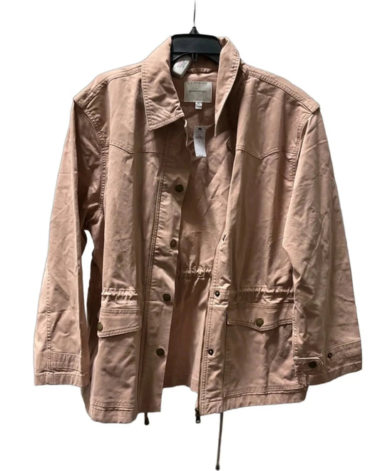Jacket Other By Banana Republic In Pink, Size: Xl