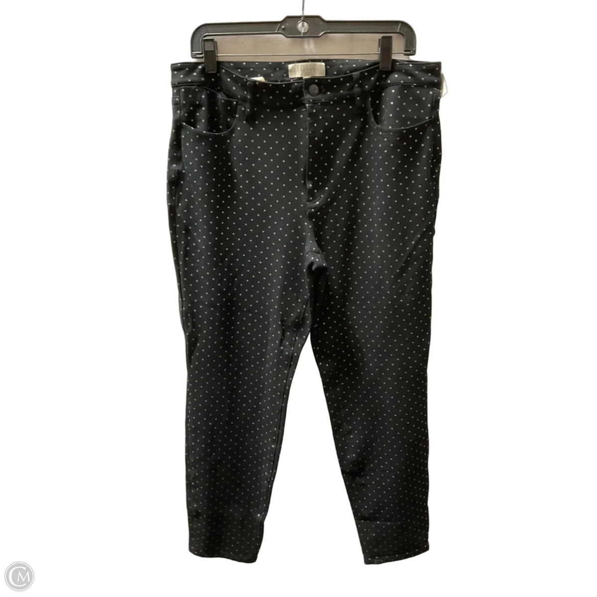 Jeans Straight By Talbots In Black, Size: 12