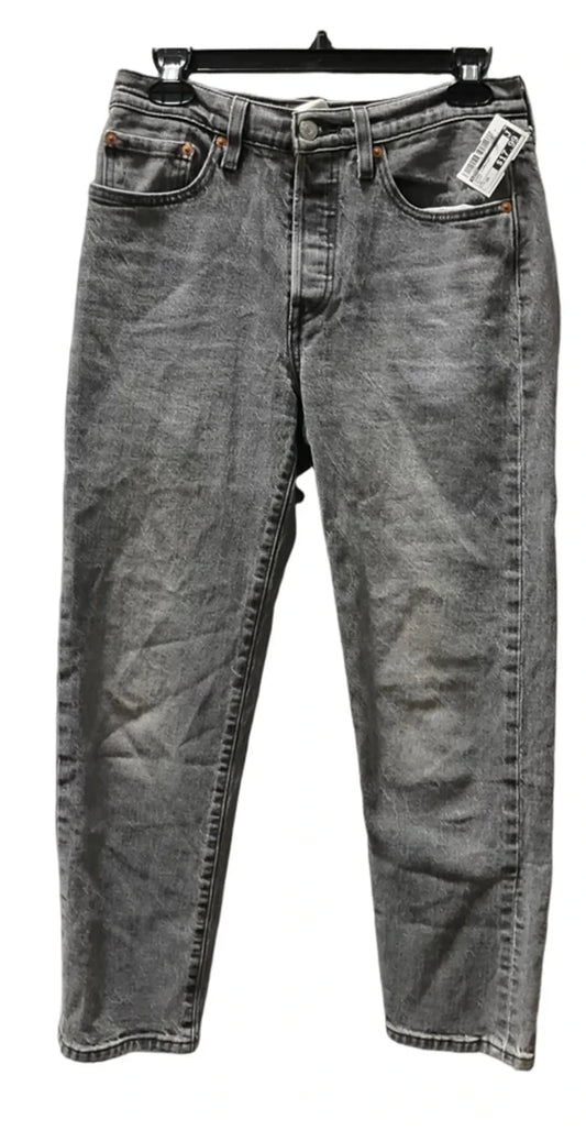 Jeans Straight By Levis In Black, Size: 28