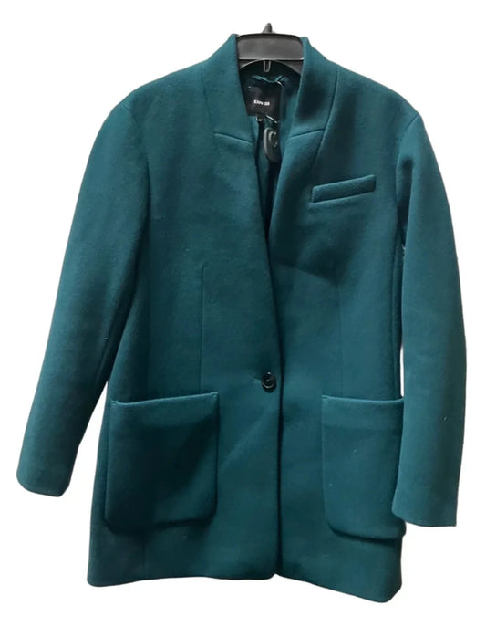 Coat Wool By Express In Green, Size: S
