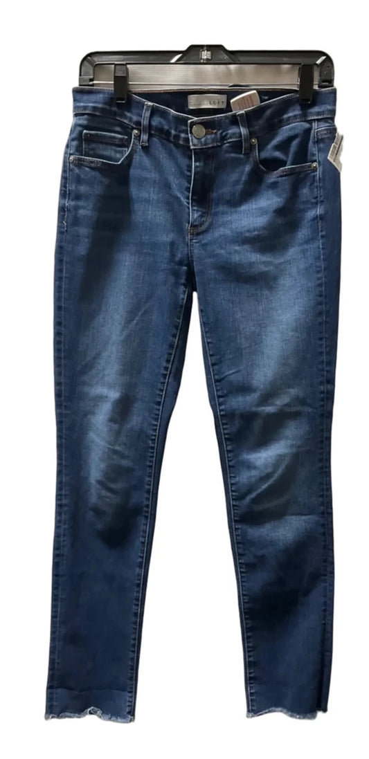 Jeans Skinny By Loft In Blue, Size: 6