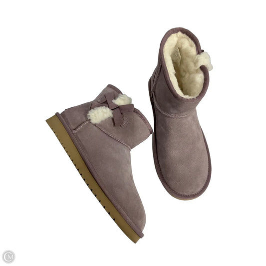 Boots Ankle Flats By Koolaburra By Ugg In Purple, Size: 8