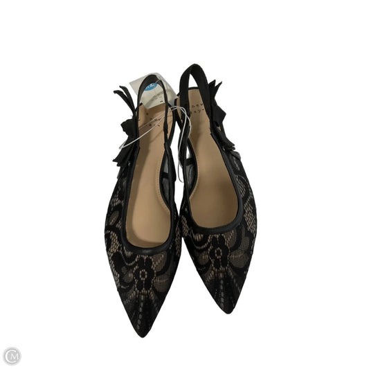 Shoes Flats By A New Day In Black, Size: 7.5