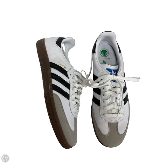 Shoes Athletic By Adidas In White, Size: 9
