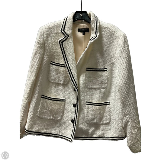 Blazer By Talbots In White, Size: 16