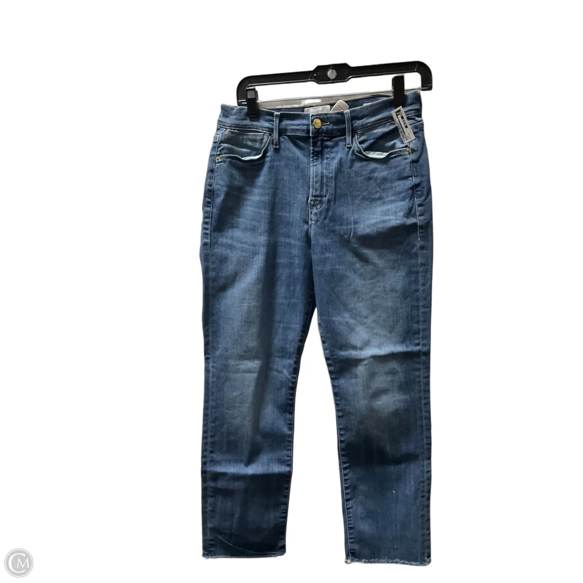 Jeans Boot Cut By Frame In Blue, Size: 28