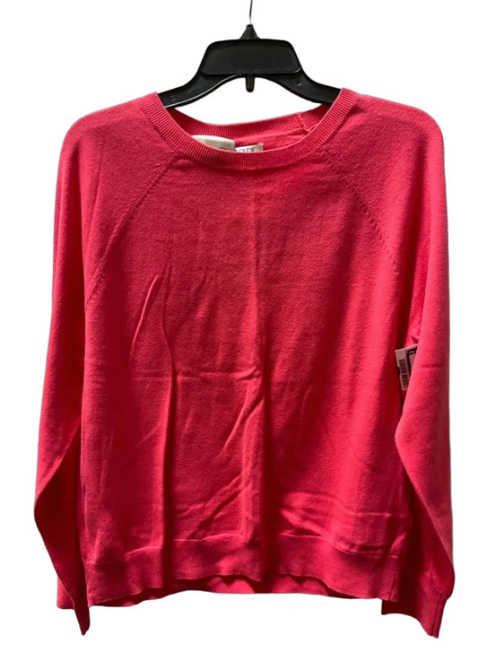 Top Long Sleeve By J. Crew In Pink, Size: M