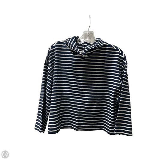 Athletic Sweatshirt Hoodie By Evereve In Striped Pattern, Size: S