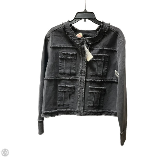 Jacket Denim By Evereve In Black, Size: M
