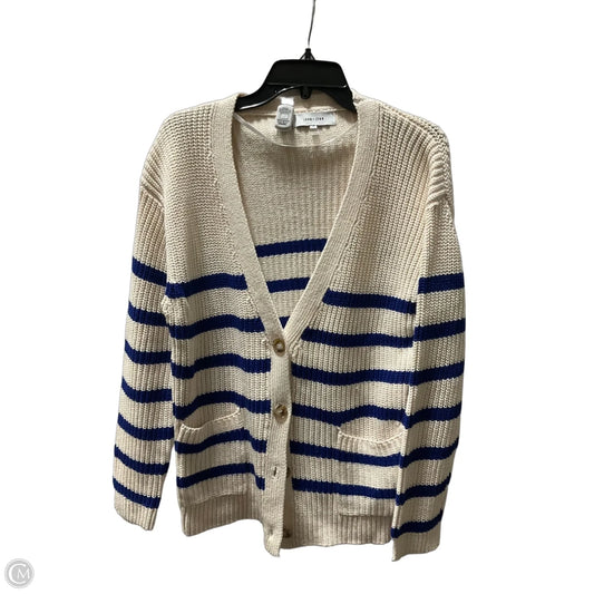 Cardigan By John + Jenn In Striped Pattern, Size: S