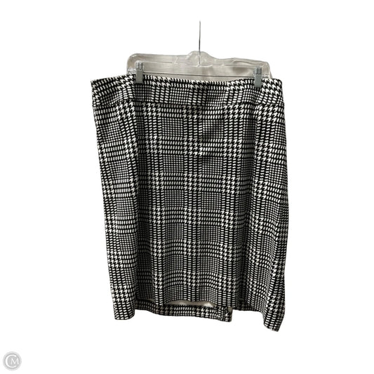 Skirt Maxi By Lane Bryant In Black & Cream, Size: 26