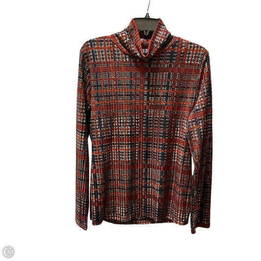 Top Long Sleeve By Dkny In Multi-colored, Size: L