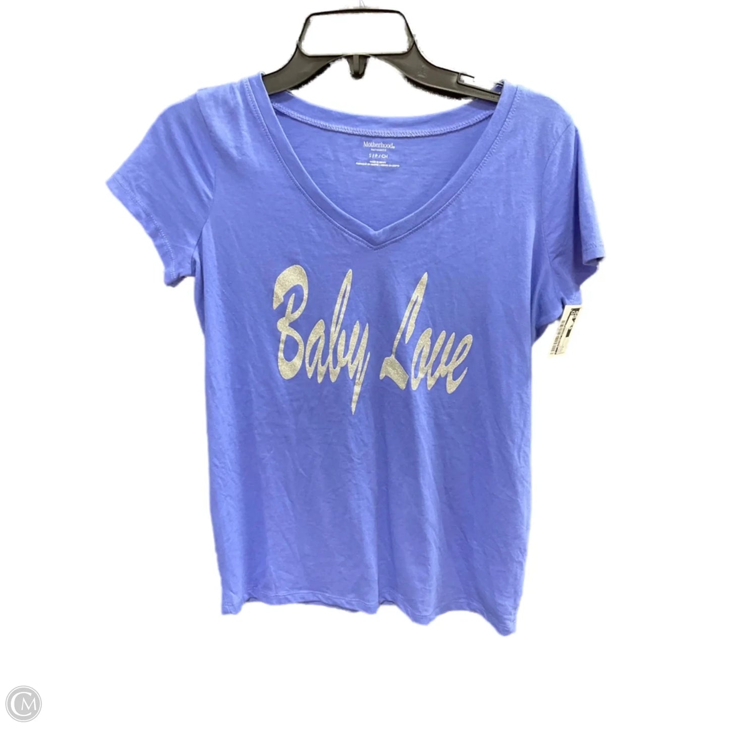 Top Short Sleeve By Clothes Mentor In Black, Size: S