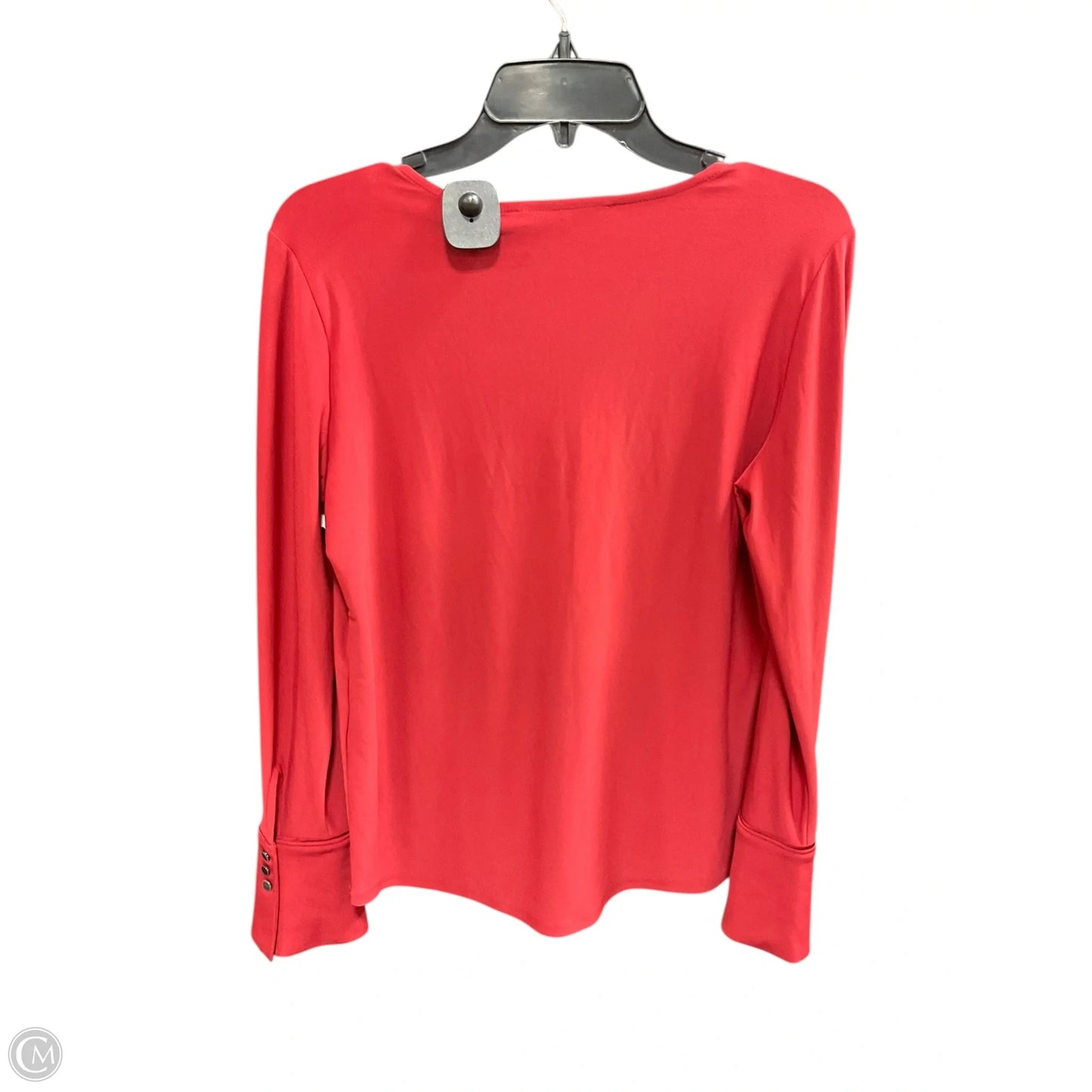 Top Long Sleeve Basic By White House Black Market In Red, Size: S