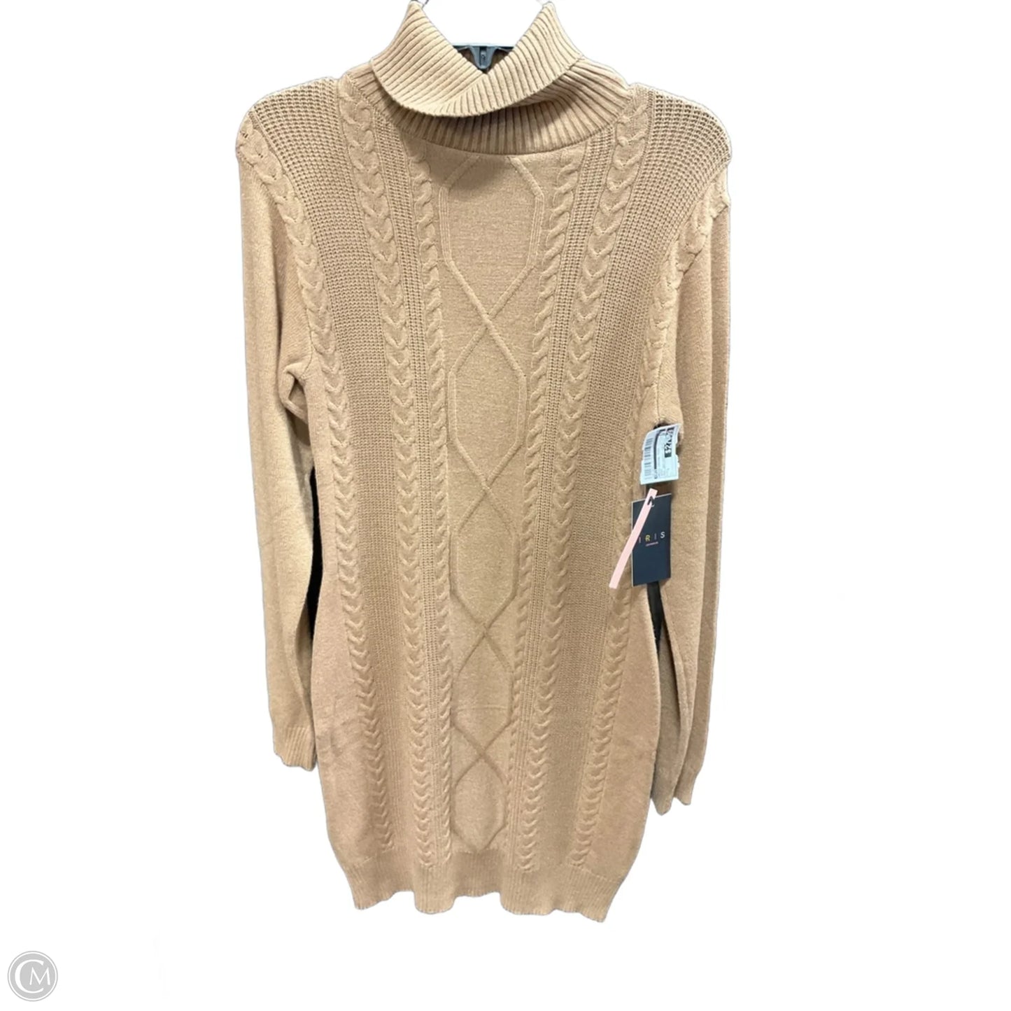 Dress Casual Midi By Iris In Brown, Size: L