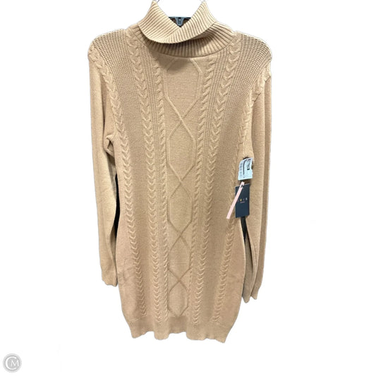 Dress Casual Midi By Iris In Brown, Size: L