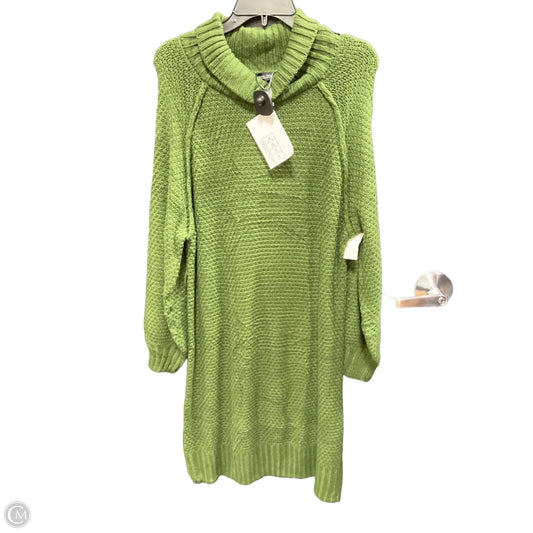 Dress Sweater By Clothes Mentor In Green, Size: Xl