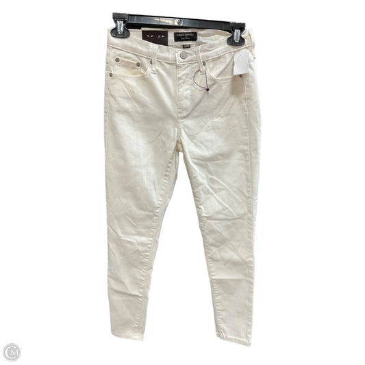 Jeans Skinny By Banana Republic In White, Size: Xs