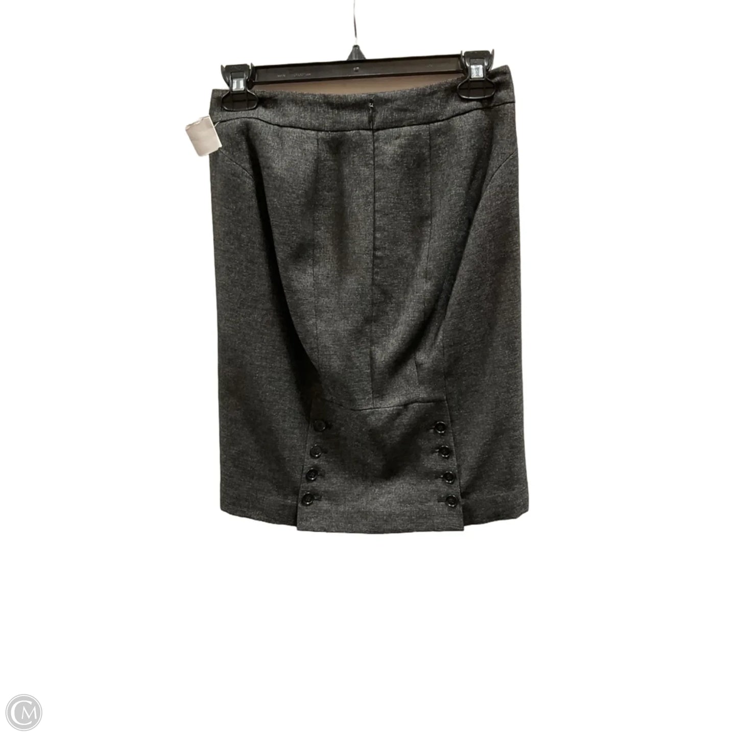 Skirt Midi By Ann Taylor In Grey, Size: 0petite
