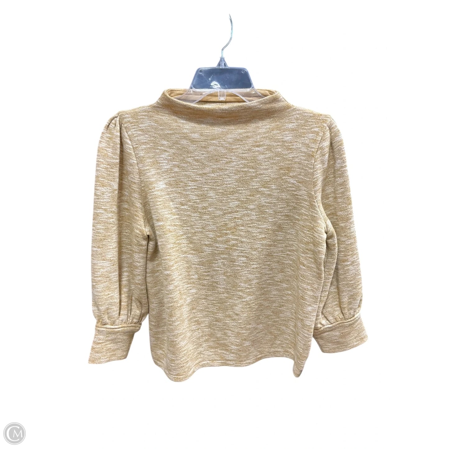 Top Long Sleeve By Madewell In Yellow, Size: S