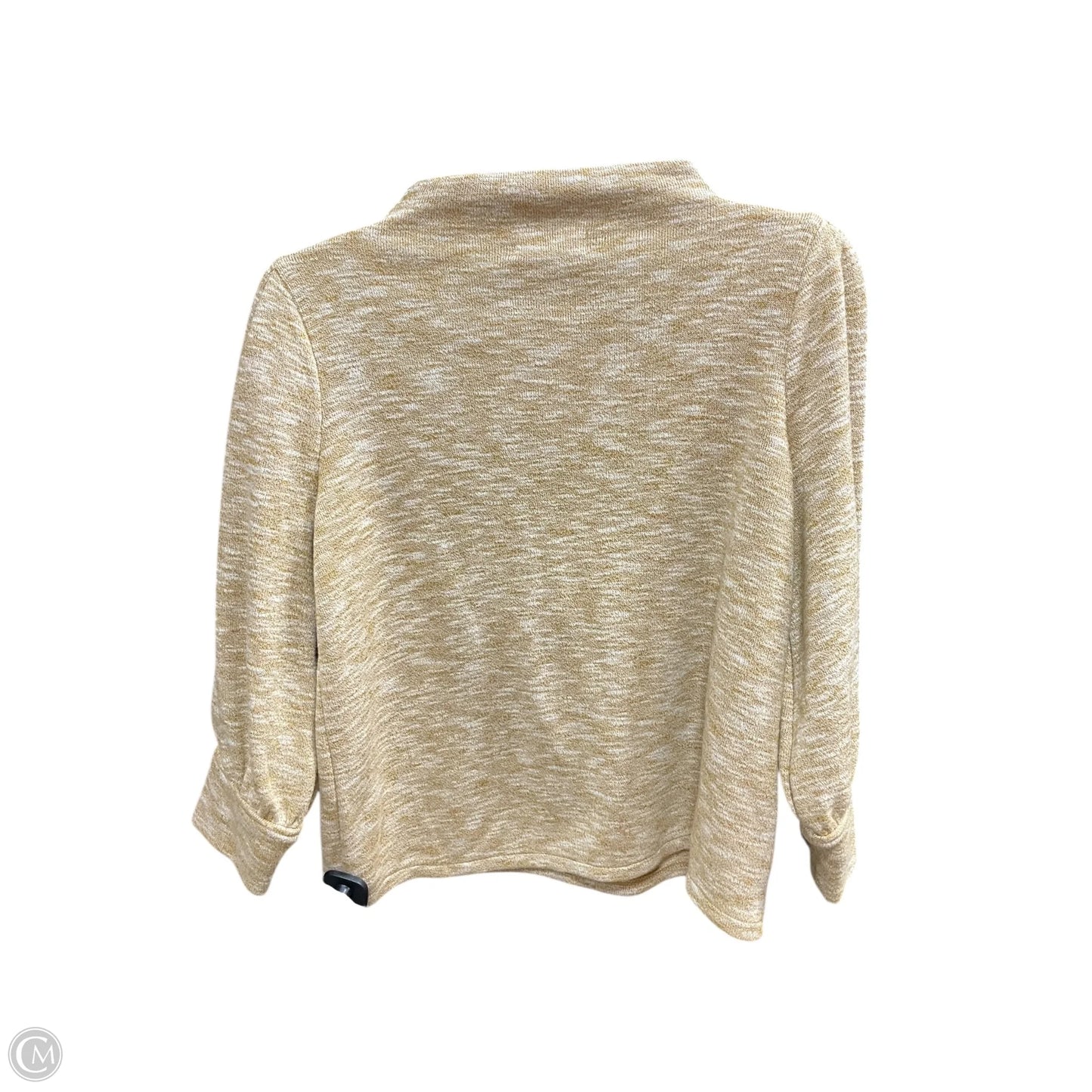 Top Long Sleeve By Madewell In Yellow, Size: S