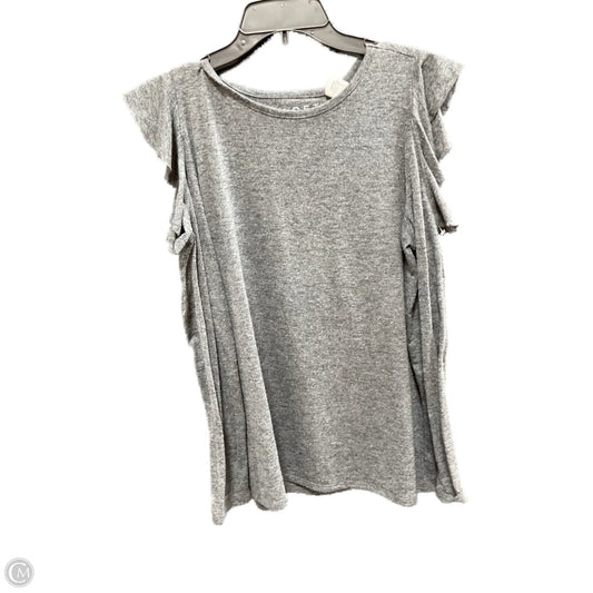 Top Long Sleeve By Loft In Grey, Size: M